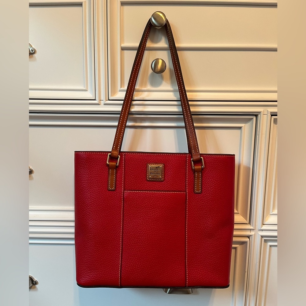 Dooney & Bourke Small Lexington Tote Red